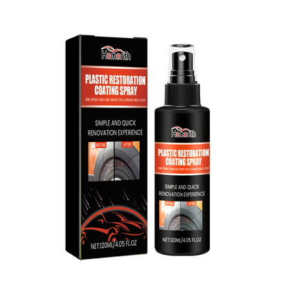 Plastic Restoration Coating Spray, Seat Interior Cleaning Decontamination Maintenance Agent