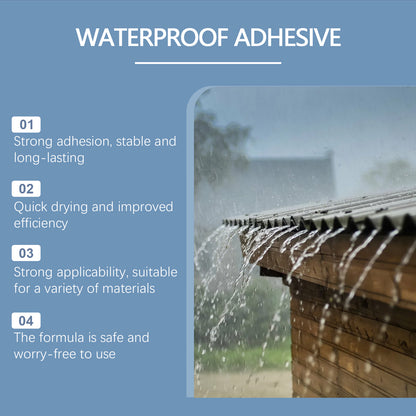 Waterproof adhesive Transparent waterproof adhesive External wall roof roof tile leak repair waterproof glue