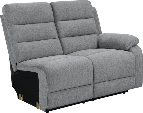 David 3-Piece Motion Sectional Sofa In Smoke Manual Reclining