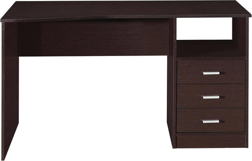 Classic Computer Desk with Multiple Drawers, 29.5" X 23.6" X 51.2",