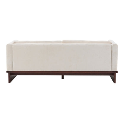 77" Modern Boucle Sofa – 3-Seater Upholstered Couch with Solid Wood