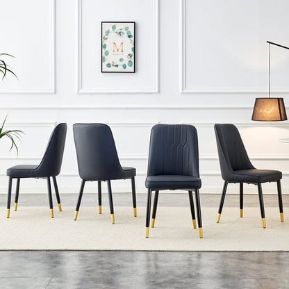 Modern Dining Chairs Set of 4 – PU Leather Upholstered Chairs with
