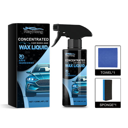 Concentrated Car Wash And Wax Liquid, Car Cleaning Car Paint Coating Tire Decontamination Reconditioning Cleaning Fluid
