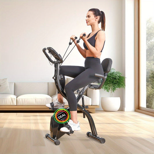 Exercise Bike, Magnetic Indoor Cycling Bike, Ultra-Quiet Resistance, Tablet Mount & Ergonomic Seat Cushion, Home Gym Stationary Cycle for Cardio for All User, Indoor Bike/Brake Pad Stationary Bike, for Family, with Comfortable Saddle