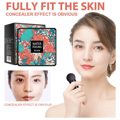 Water Feeling BB Cream, Mushroom Air Cushion To Cover Blemishes Waterproof Sweat Resistant Makeup Cushion BB Cream