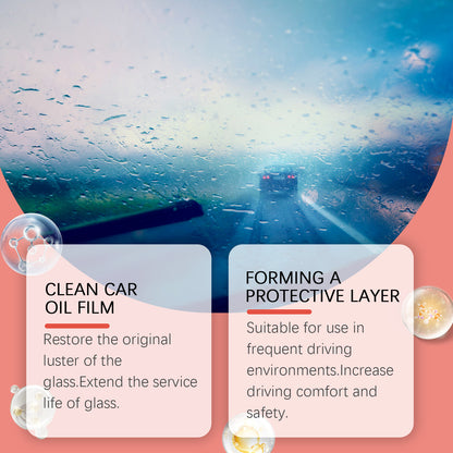 Homonth Automotive Glass Coatings And Oil Film Remover Windshield Cleaner Oil Film Removal Powerful Decontamination