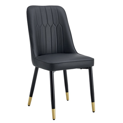 Modern Dining Chairs Set of 4 – PU Leather Upholstered Chairs with