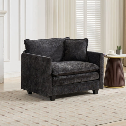 Cloud Sofa Modern Sectional Couch, Comfy Double Layer Upholstered Seat