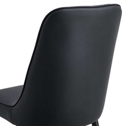 Modern Dining Chairs Set of 4 – PU Leather Upholstered Chairs with