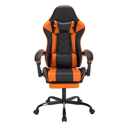Gaming Chair With Footrest, Ergonomic Computer Chair With Headrest And