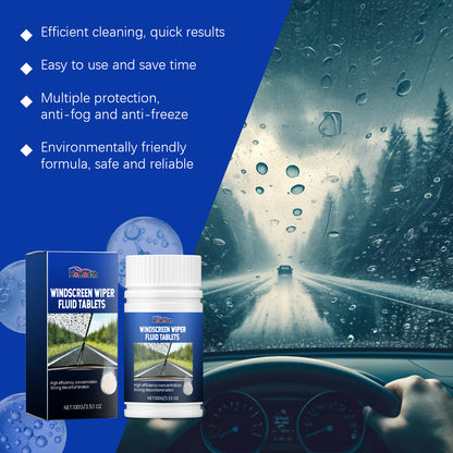 Automotive Windshield Cleaning Effervescent Sheet Remove Stains Remove Oil Film Windshield Transparent Cleaning