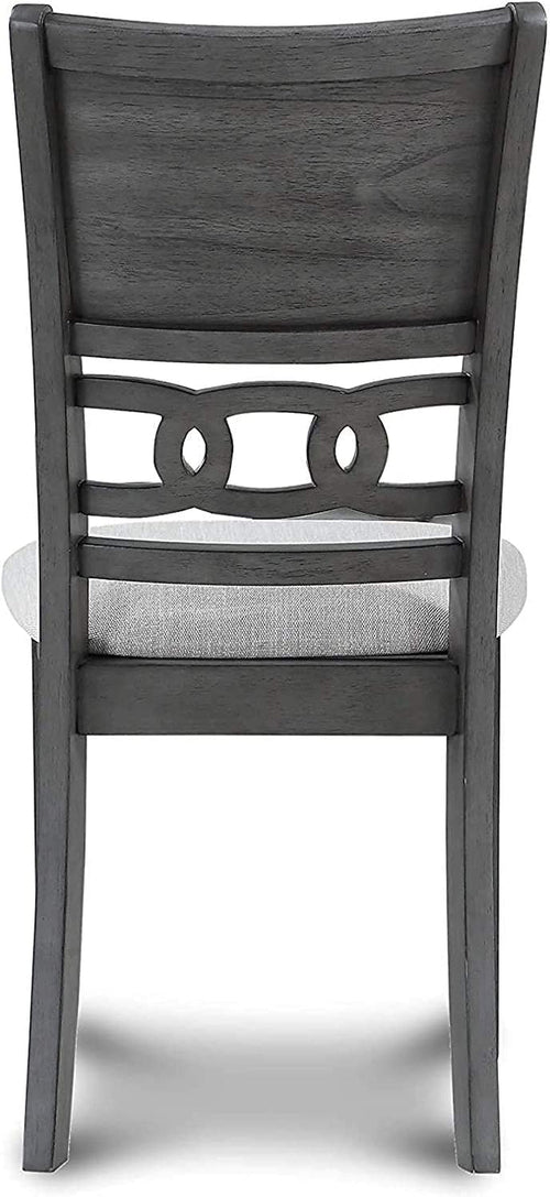 Gray 5 Piece Dining Table Set With 4 Chairs For Kitchen