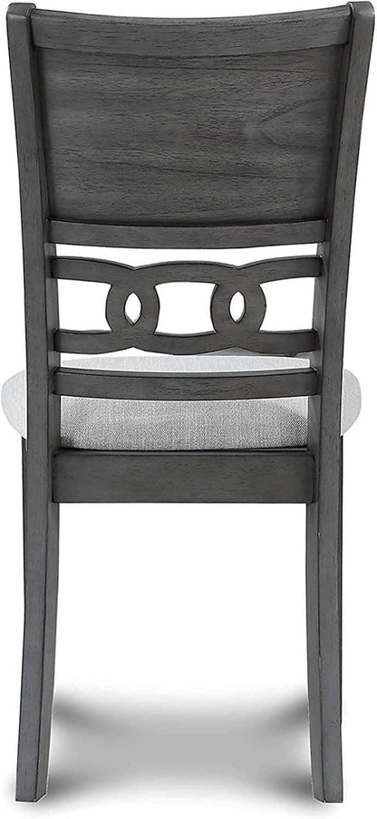 Gray 5 Piece Dining Table Set With 4 Chairs For Kitchen