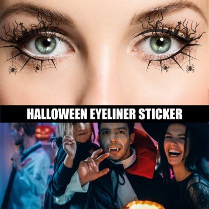 EELHOE Halloween Eyeliner Stick Scary Fashion Party Makeup Kit Bat Spider Decorative Eyeliner Eyeshadow Stick