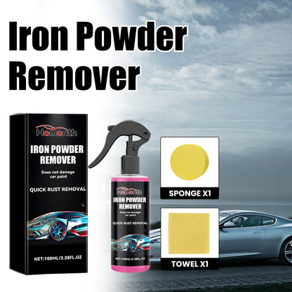 Iron Powder Remover, Car Cleaning Refurbished Rust Removing Rust Lighten The Paint Maintenance Polishes