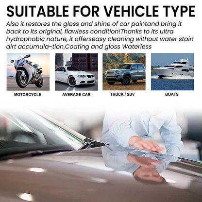 Auto Coating Spray, Super Hydrophobic Coating Repair Car Paint Scratches Water Stains Dust Polishing Spray