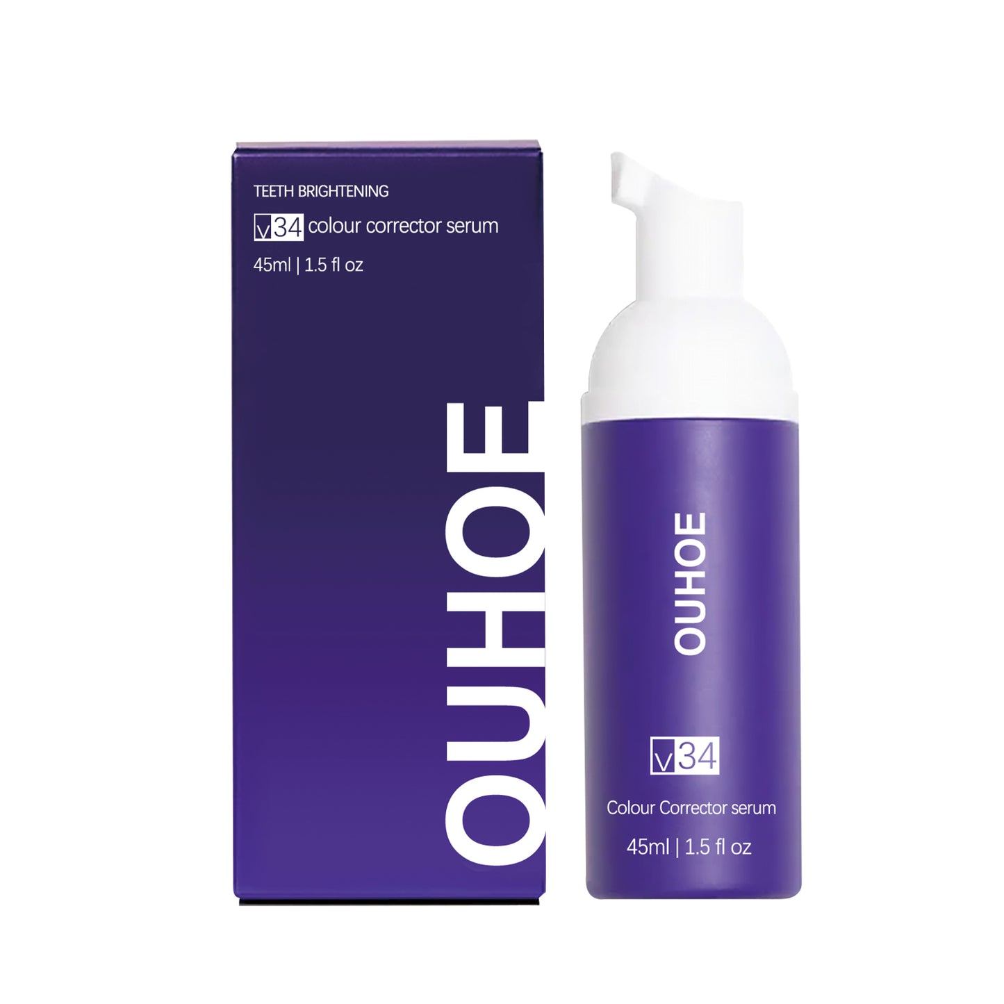 OUHOE Tooth Cleaning Mousse, Anti-Decay Clean Teeth Tartar Breath Fresh Whitening Teeth Toothpaste