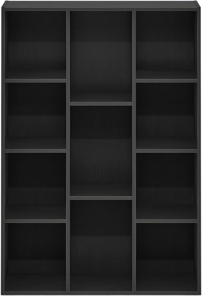 Luder 11-Cube Bookcase Blackwood Modern Living Room