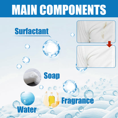 Clothes Cleaner, Clothing Cleaning Decontamination Remove Stubborn Stains Oil Stains Yellow Cleaning Dry Cleaning Agent