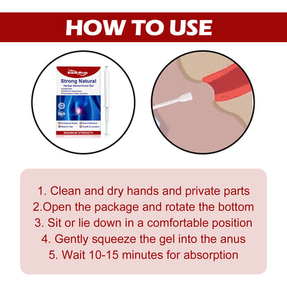 Strong Natural Herbal Hemorrhoid Gel, Repair Anal Relief Itching Discomfort And Hemorrhoid Treatment Gel