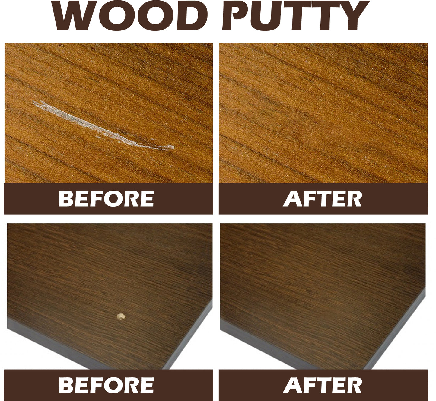 Wood Caulk Wood Furniture Floor Repair Paste Desk Cabinet Scratch Repair