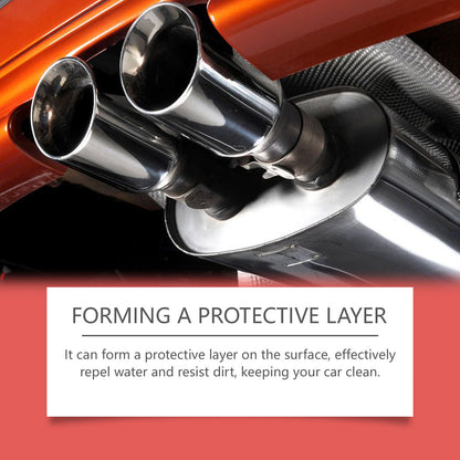 Car Exhaust Cleaner Scrub Spray Car Exhaust Pipe Decontamination And Rust Removal Cleaner