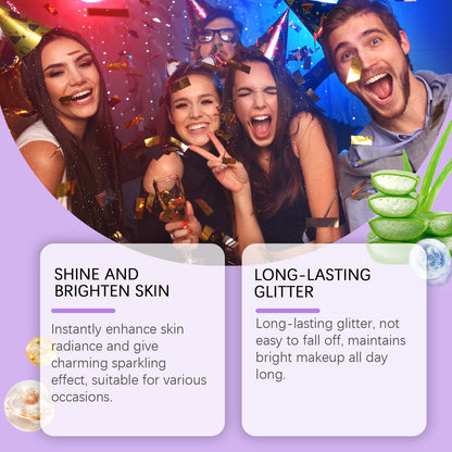Dazzling Star Glitter Spray, Club Party Body Collarbone Arm Skin Starry Glitter Spray