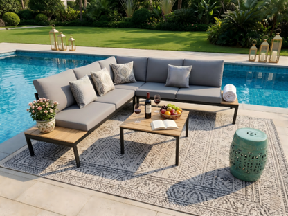 Outdoor Patio Furniture Handcrafted Sofa Set