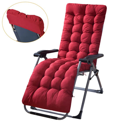 67x22in Chaise Lounger Cushion Recliner Rocking Chair Sofa Mat Deck