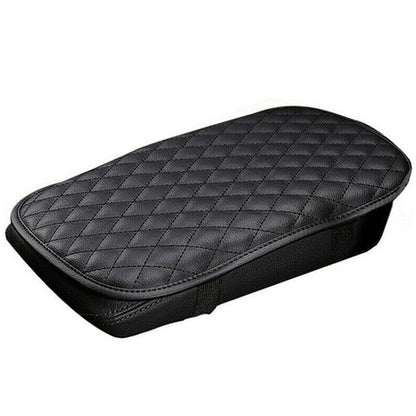 1Pc Car Armrest Pad Cover PU Leather Auto Center Console Seat Box
