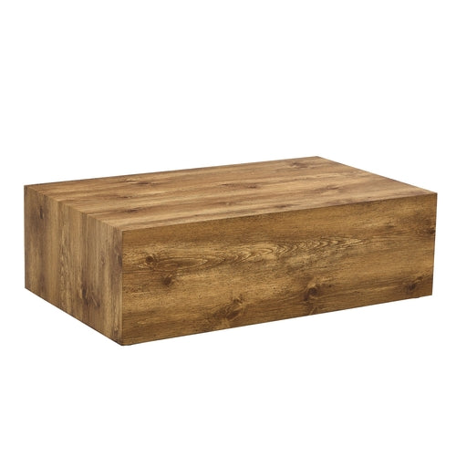 Modern Coffee Table – 39.3" Rectangular Accent Table with Textured