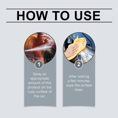 Automobile Rust Remover, Automobile Cleaning Anti-Rust Maintenance Paint Rust Decomposition Decontamination Yellow Rust Remover