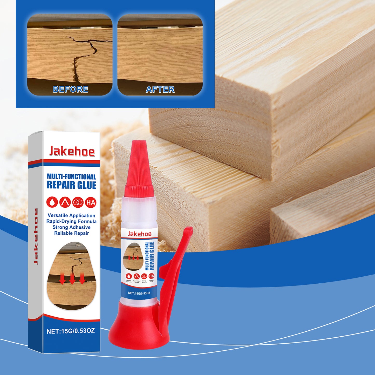 Multi-Functional Welding Adhesive, Bonding Multi-Functional Welding Repair Waterproof Quick-Drying Seal Multi-Functional Adhesive