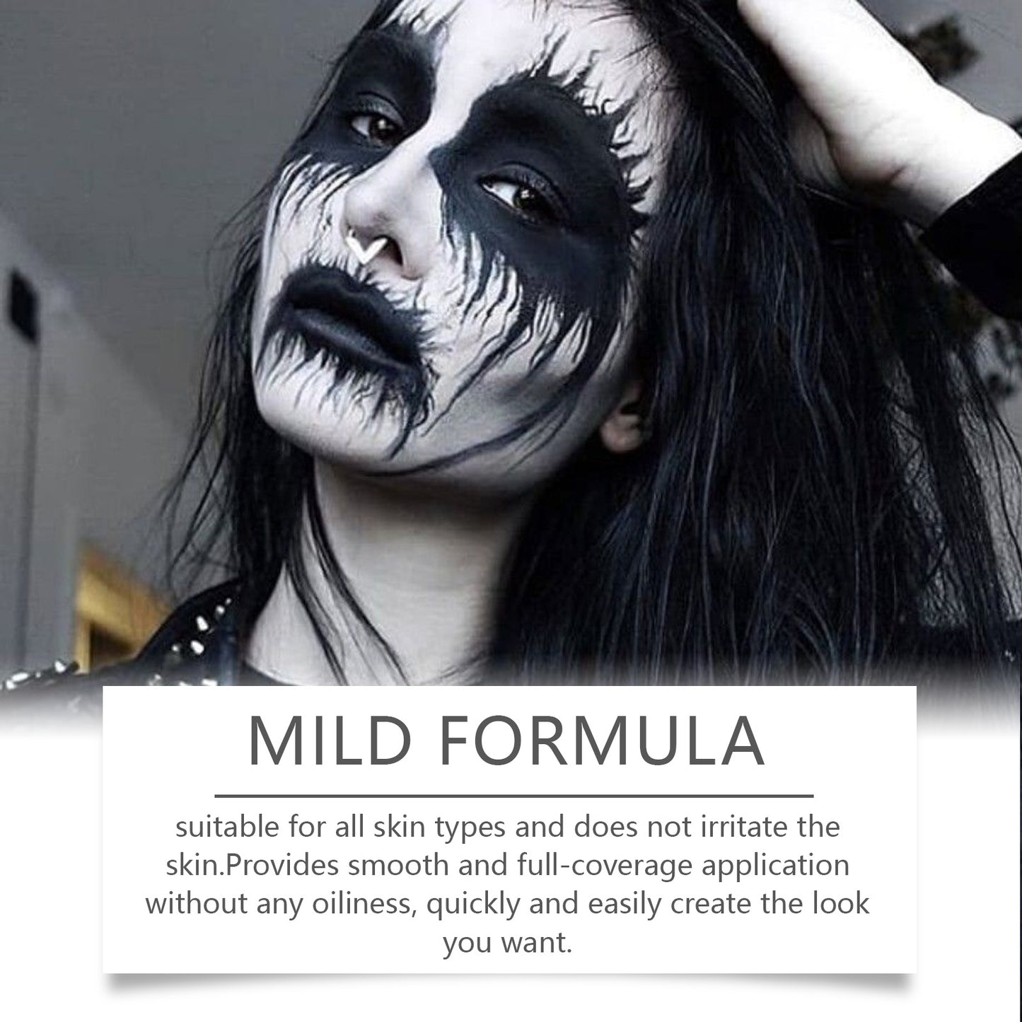 Halloween Party Instant Dry Paint Solution, Paint Foundation Makeup Makeup Clown Colorful Paint Solution