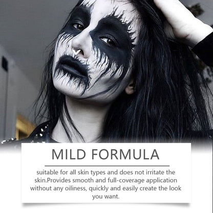 Halloween Party Instant Dry Paint Solution, Paint Foundation Makeup Makeup Clown Colorful Paint Solution