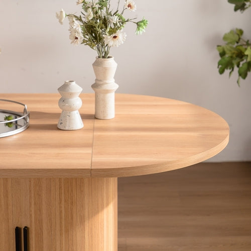59 Inch Oval Dining Table for 4-6 Oval Table Kitchen Modern Oval
