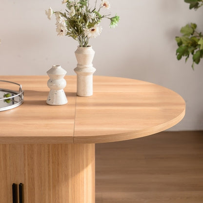 59 Inch Oval Dining Table for 4-6 Oval Table Kitchen Modern Oval