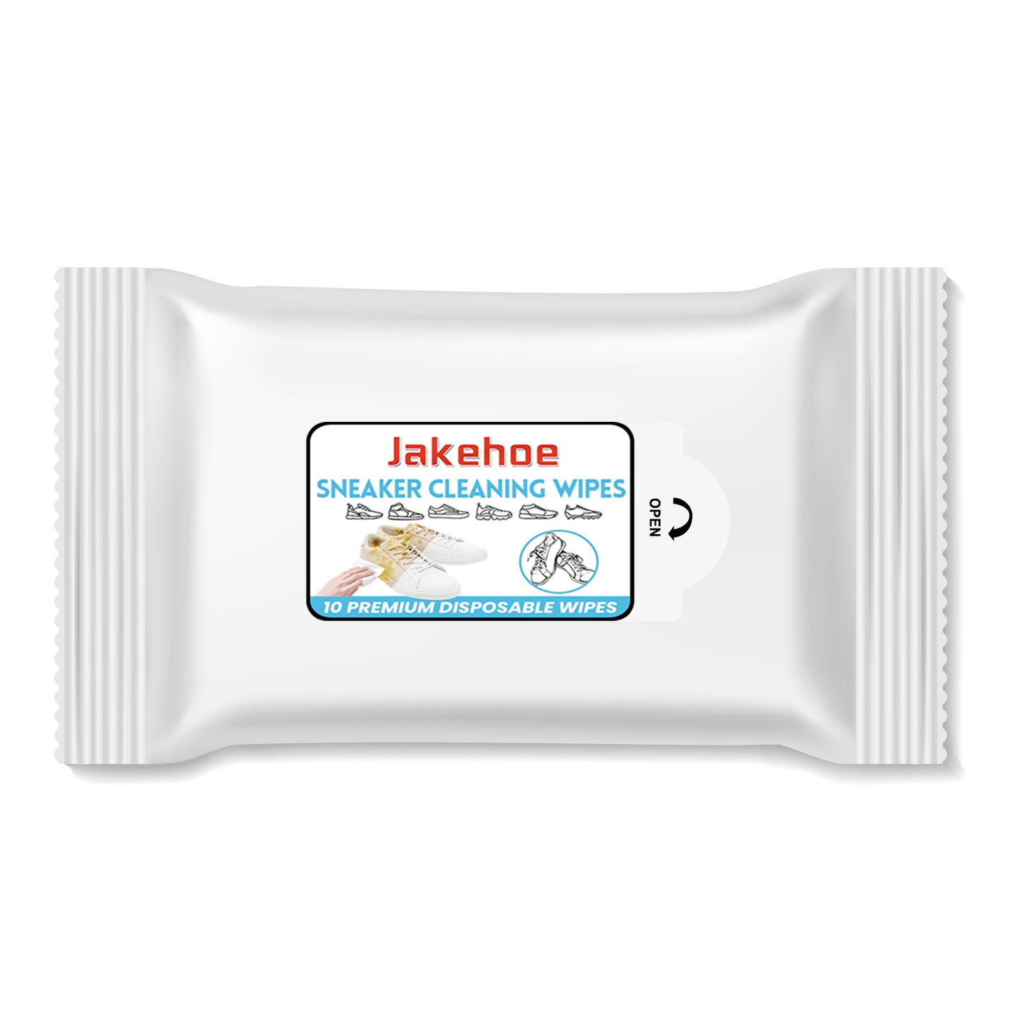 Shoe Wipes, Leather Shoes Sneakers Wallet Leather Sofa Multi-Purpose No-Wash Decontamination Cleaning Wipes
