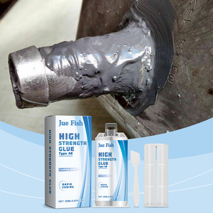 Jue Fish Metal Repair Epoxy Adhesive, Casting Glue Ab Adhesive Repair Agent Waterproof Plugging Metal Adhesive
