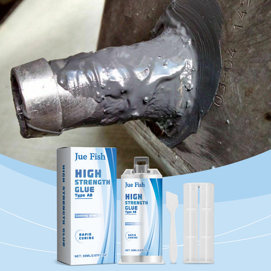 Jue Fish Metal Repair Epoxy Adhesive, Casting Glue Ab Adhesive Repair Agent Waterproof Plugging Metal Adhesive