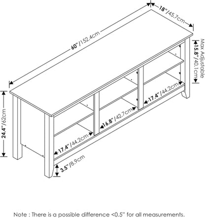 65 Inch TV Entertainment Center Americano Jensen Console