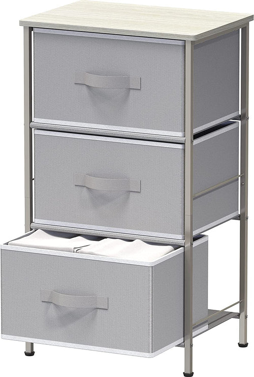 Nightstands Dresser with 3 Tiers