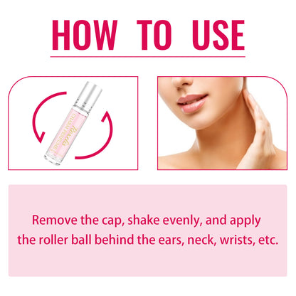 Charm Perfume, Women With Light Fragrance Wrist Neck Legs Lovers Body Fragrance Natural Clear