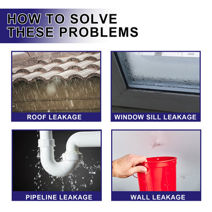 Jaysuing Waterproof Glue Bathroom Pipe Smash Free Brick Roof Exterior Wall Multifunctional Seal Leak Proof Spray