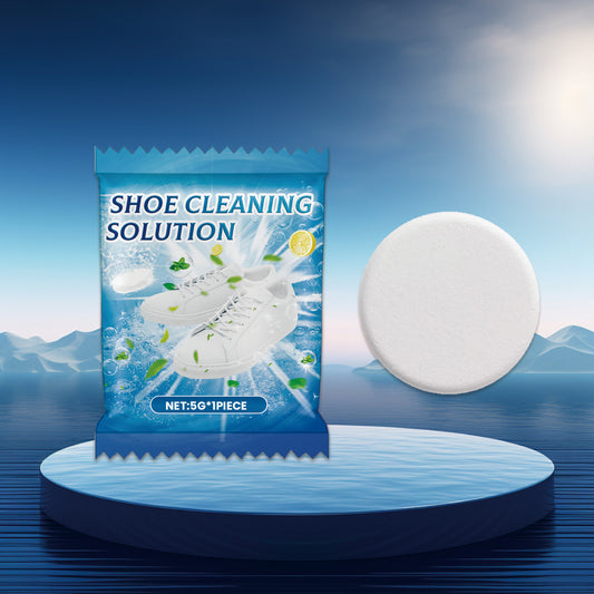 Small White Shoe Cleaning Tablets, Sneakers Canvas Shoes Small White Shoes Yellow Decontamination Bright White Cleaning Sheet