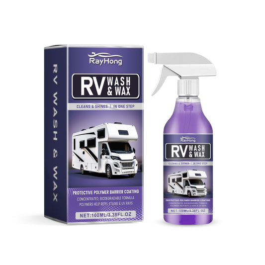 Motorhome Cleaning Solution, One Step Cleaning Easy Decontamination Bright As New Anti-Uv Coating Agent