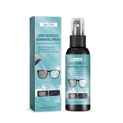 Jue-Fish Lens Scratch Remover, Repair Scuff Scratches Refurbished Eye Lens Glass Blur Curing Agent