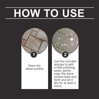 Stone Care Wax, Polished Refurbished Stone Furniture Paint Care Brightener Tile Repair Cream