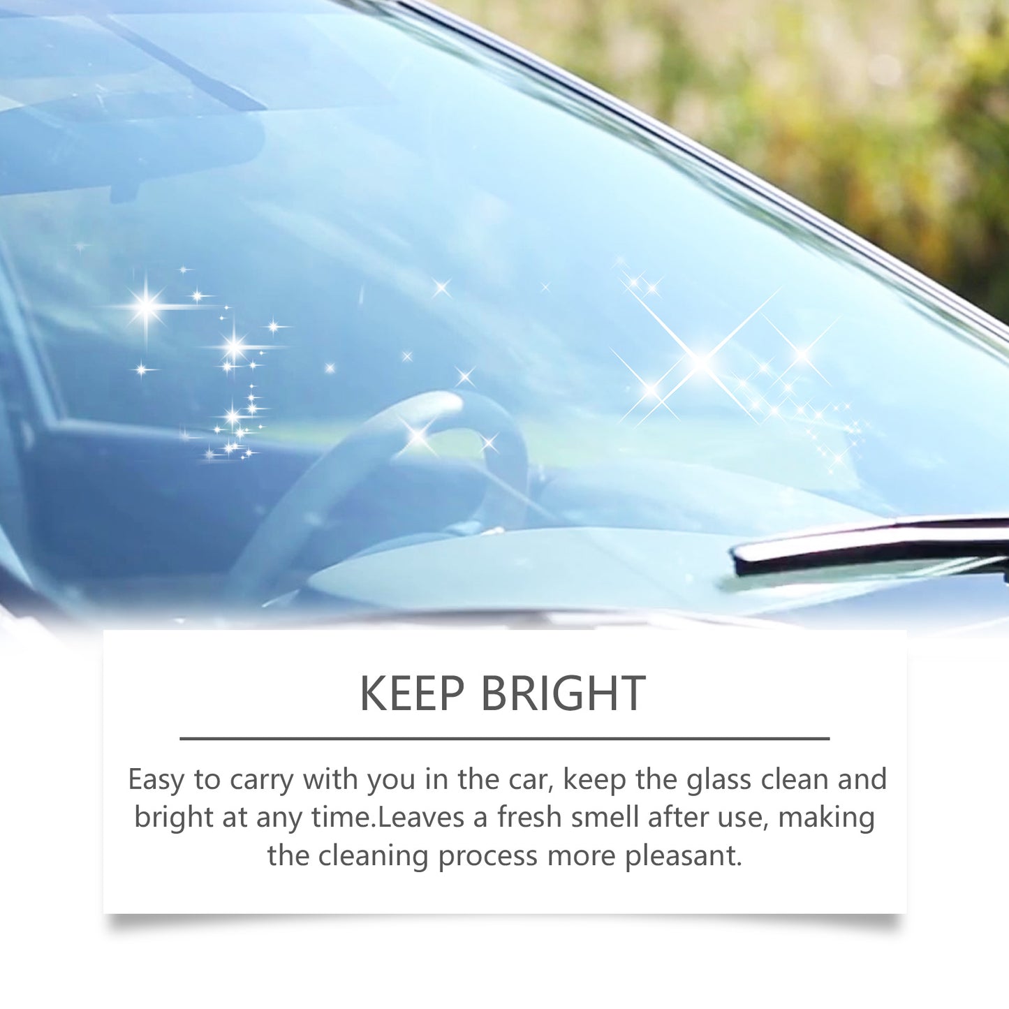 Automotive Glass Cleaner, Car Front Windshield Oil Film Remover Car Window Special Oil Film Remover