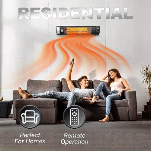 Dr Infrared Heater DR238 Carbon Infrared Outdoor Black